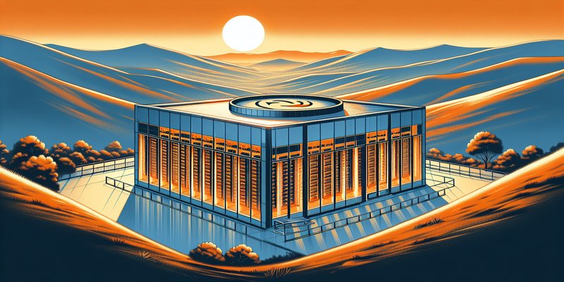Modern data center facility in Spain representing Amazon's massive AI infrastructure investment