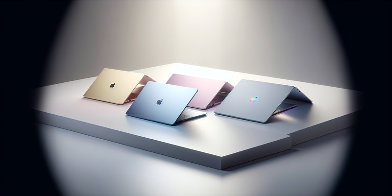 Apple MacBook Neo in four colors: Silver, Blush, Citrus, and Indigo