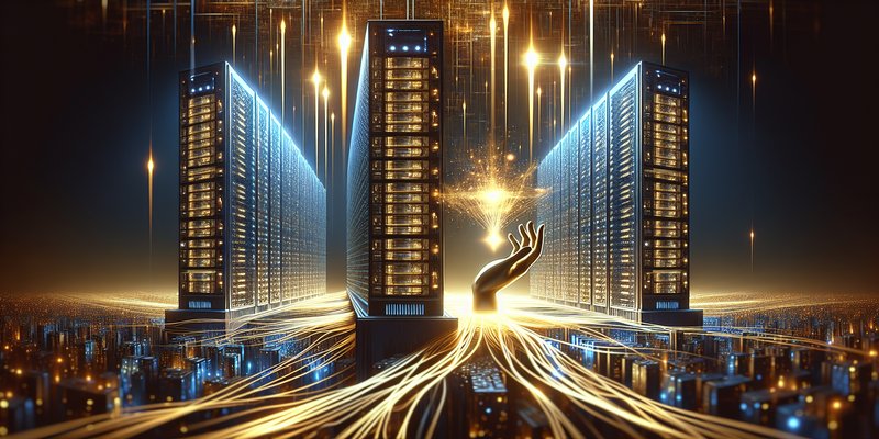 Abstract visualization of massive capital flows and AI infrastructure representing OpenAI's record funding round