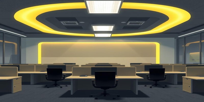 Snapchat ghost logo fading against a backdrop of corporate office with empty desks, representing Snap workforce reduction